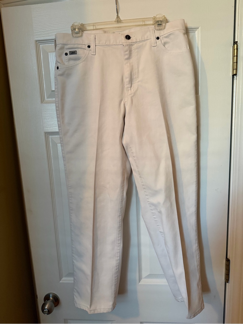 Lee White Straight Leg Jeans 12S